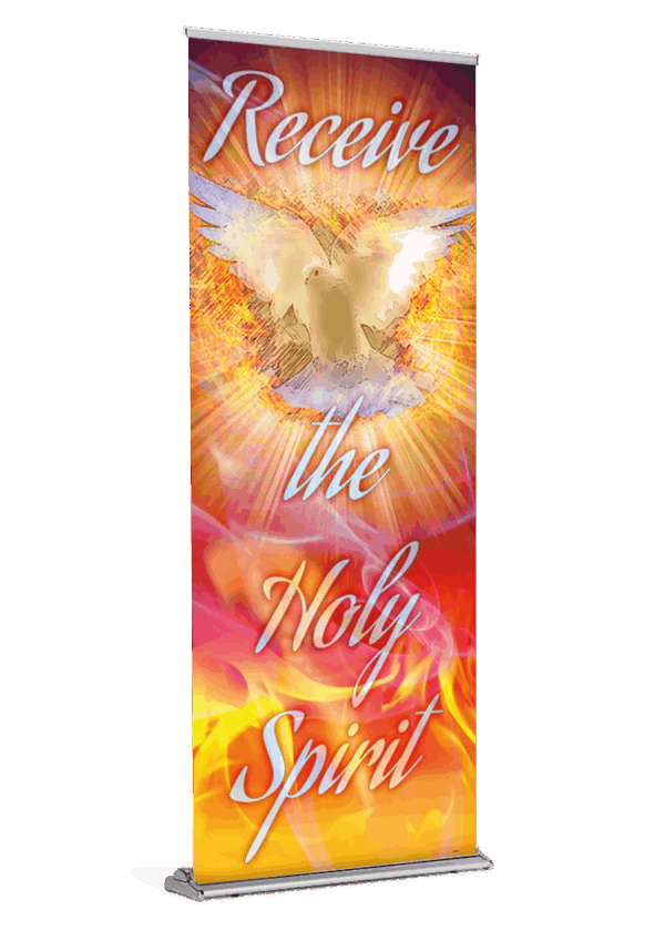 Receive the Holy Spirit <br>Pentecost <br>Banner