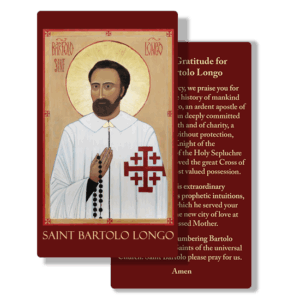St. Bartolo Longo Prayer Card