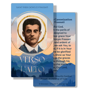 St. Pier Giorgio Frassati Canonization- Prayer Card - The Living Heart Co