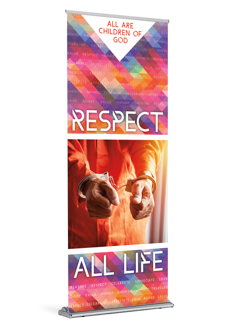 Respect the Incarcerated Colorful Banner