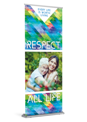 Every Life is Worth Living Colorful Banner