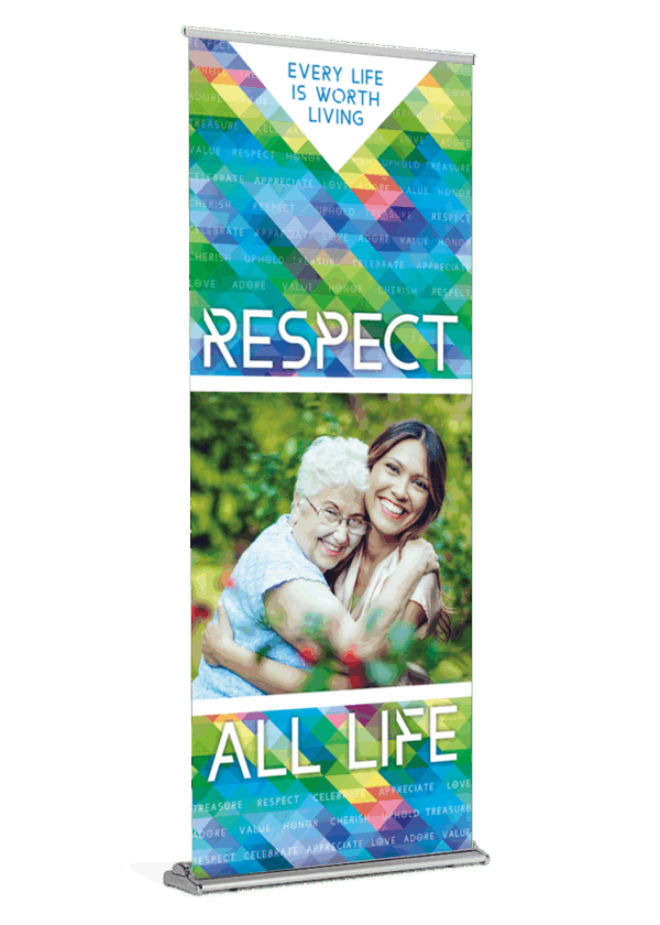 Every Life is Worth Living Colorful Banner