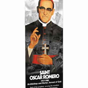 Become Prophets of Justice and Life.. <br>Saint Oscar Romero <br>Banner