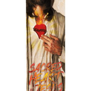Flames of Ardent Love <br>Sacred Heart of Jesus <br>Banner