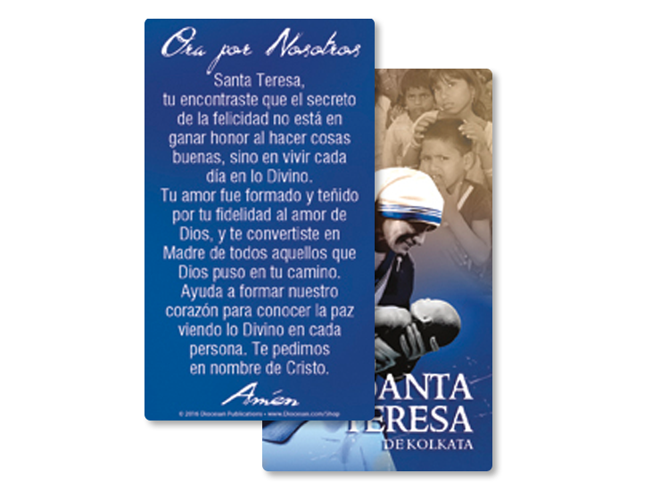 Faith, Selflessness, Sacrifice... <br>Saint Teresa of Kolkata <br>Prayer Card - Image 4