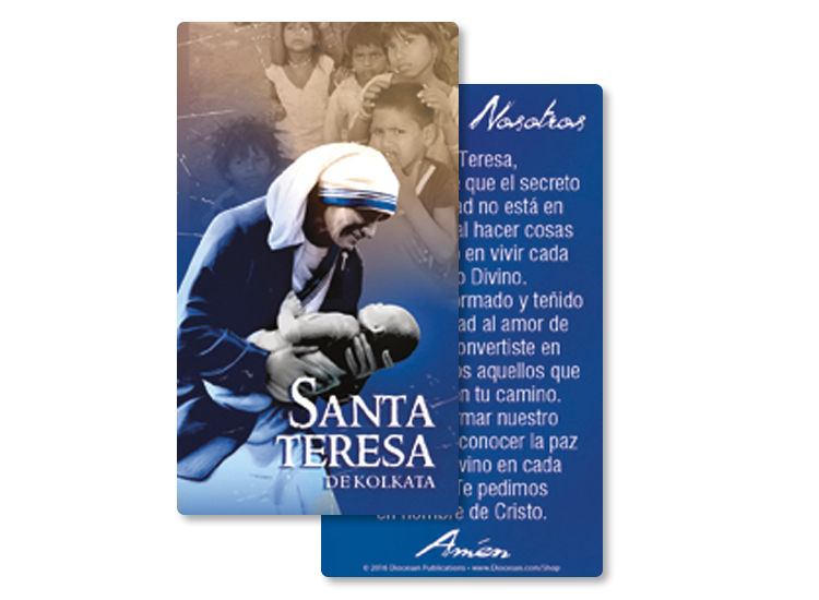 Faith, Selflessness, Sacrifice... <br>Saint Teresa of Kolkata <br>Prayer Card - Image 3