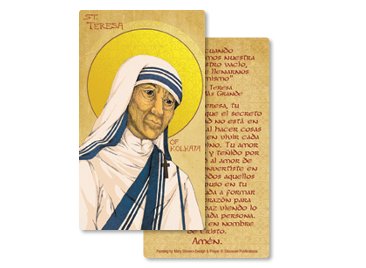 Realize... <br>Saint Teresa of Kolkata <br>Prayer Card - Image 3