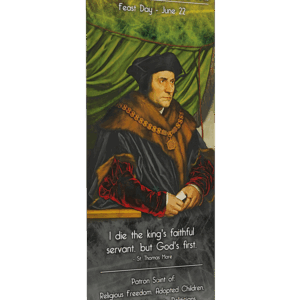 St. Thomas More <br>The Philosopher and  Martyr <br>Banner