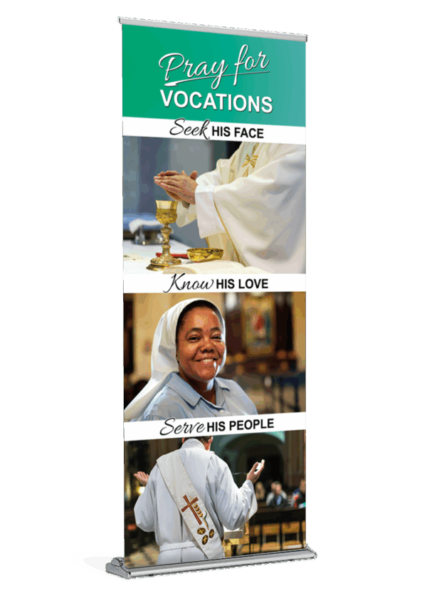 Called To Serve <br>Pray for Vocations <br>Banner