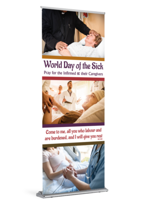 I Will Give You Rest <br>Pray for the Infirmed & Caregivers <br>Banner