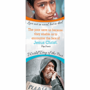 Love In Deed <br>Pray for the Poor <br>Banner