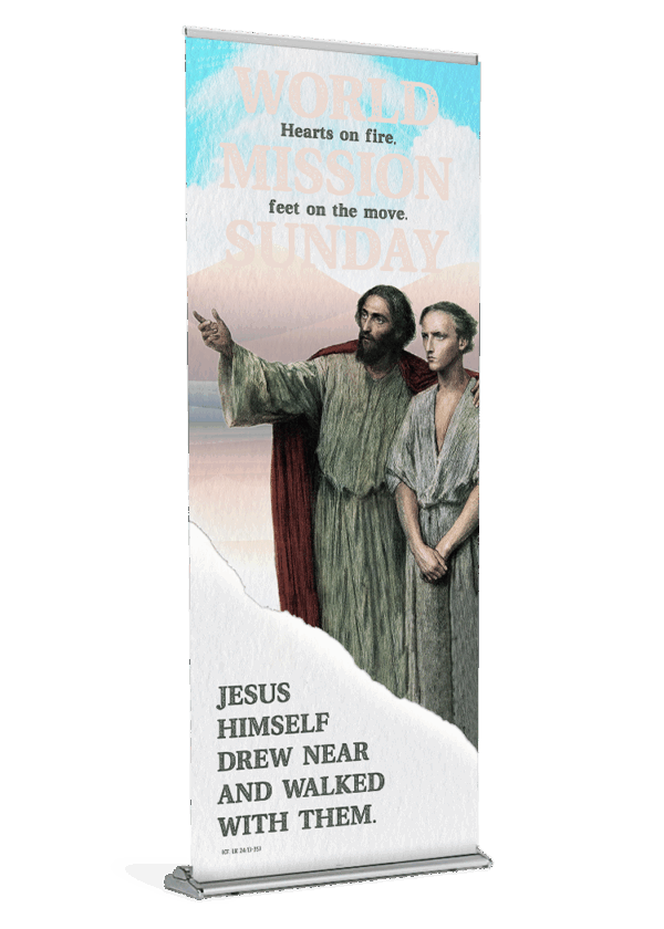Hearts on Fire<br>World Mission Sunday<br>Banner