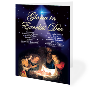 Christmas Gloria Card - Bilingual