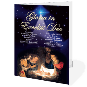 Christmas Gloria Card - Bilingual
