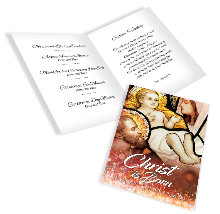 Christ Child Card - Bilingual - Image 2