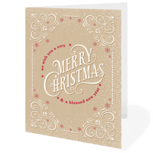 Merry Christmas and Blessed New Year Card