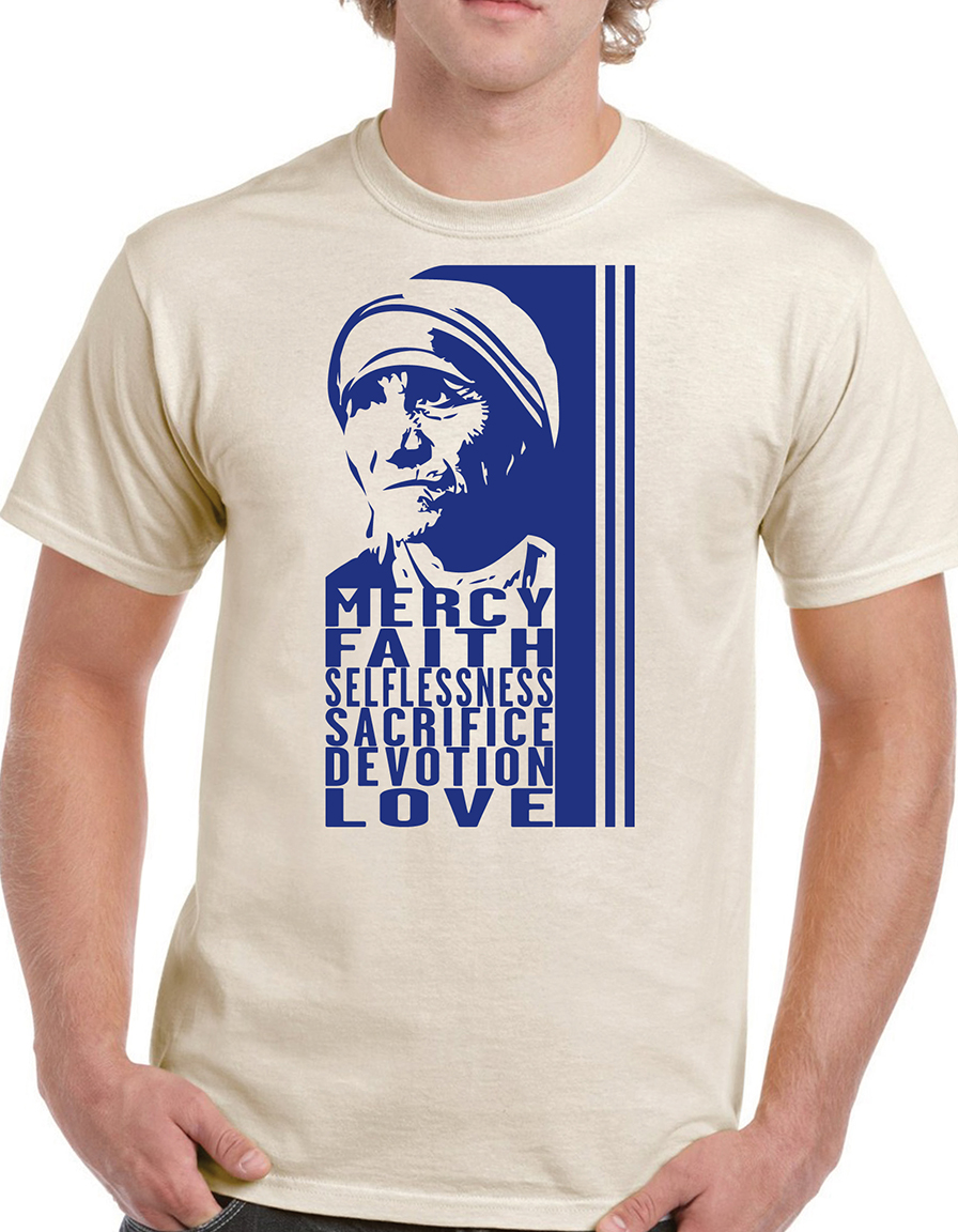 St. Teresa of Kolkata v2 - T-Shirt